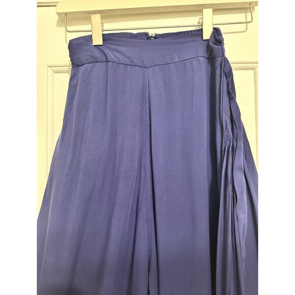 ModCloth X Collectif Akiko Wonder Embroidered Cactus Wide Trousers Pants 0 XS - Picture 6 of 11